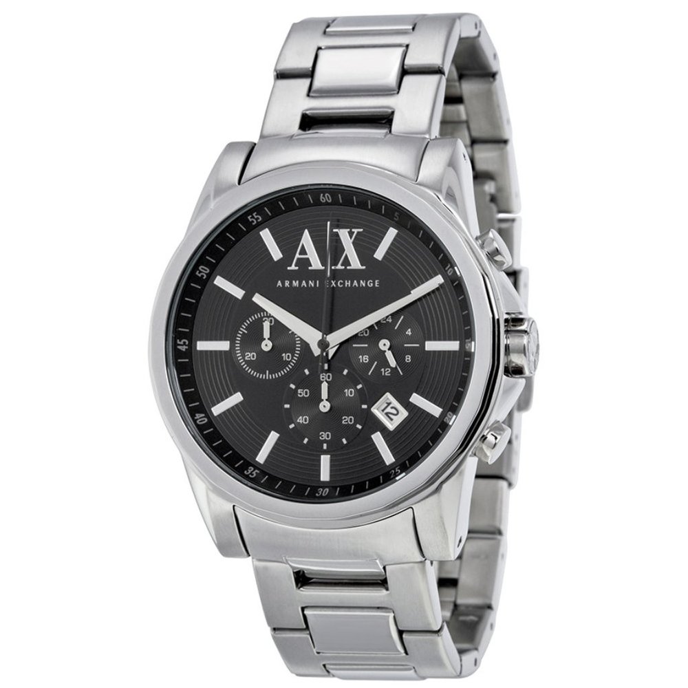 SOLD! Armani Exchange Chrono Stainless/Black Watch